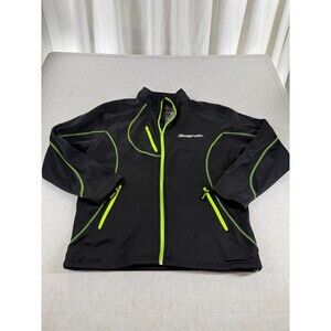 Snap-On Lethal Jacket Choko Authentics Mens Large Black Neon Green Softshell